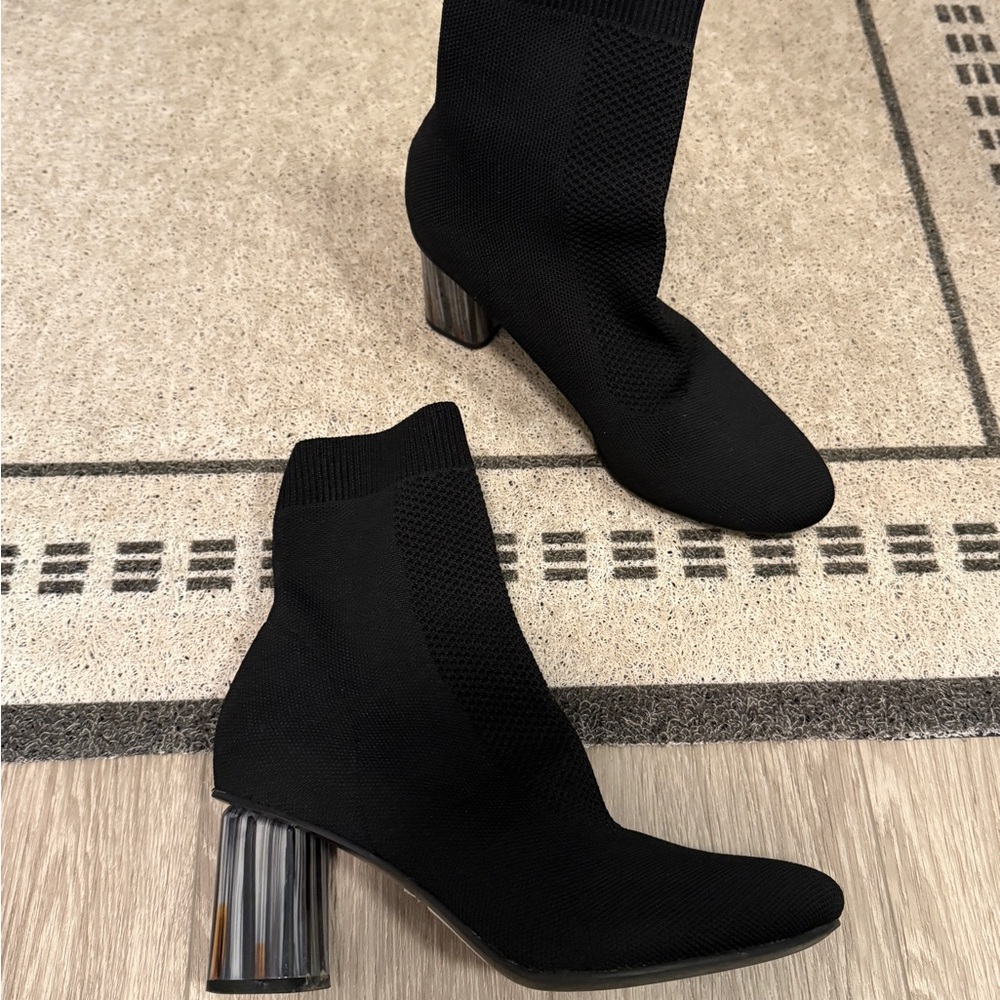 Joy &peace Sock Booties Fall Winter Stretch Knit 38